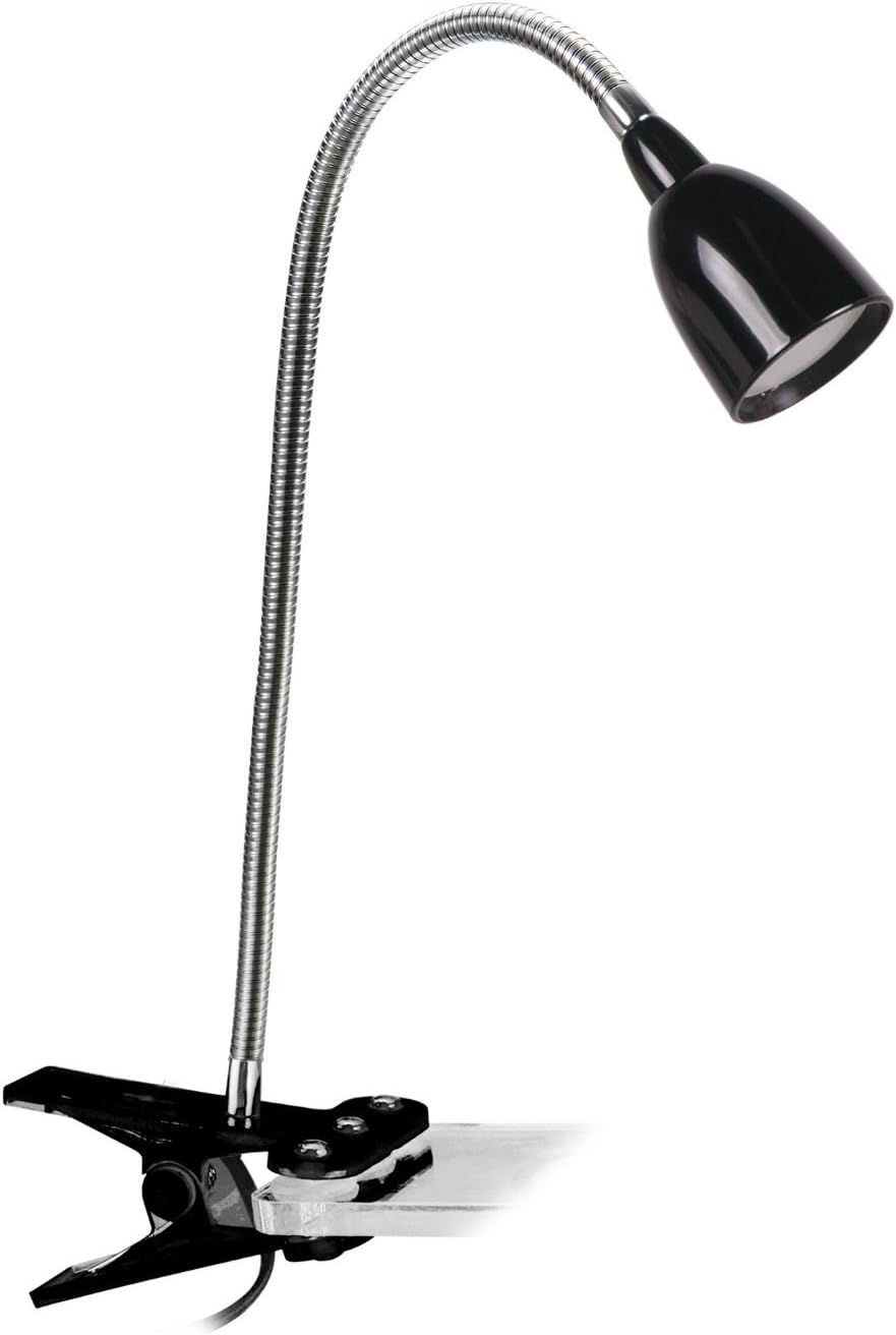 NHCLP-OL-BK Olivia Dimmable and Color Temperature Changing Clamp Light Desk Lamp Black