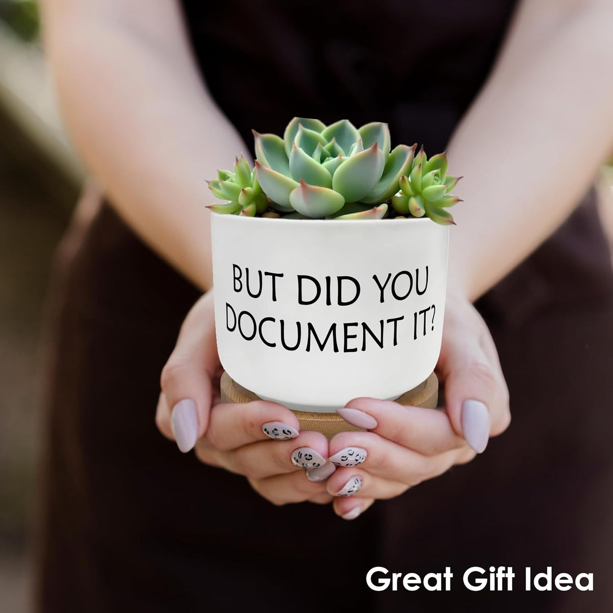 But Did You Document It Funny Plant Pots Succulent Planters
