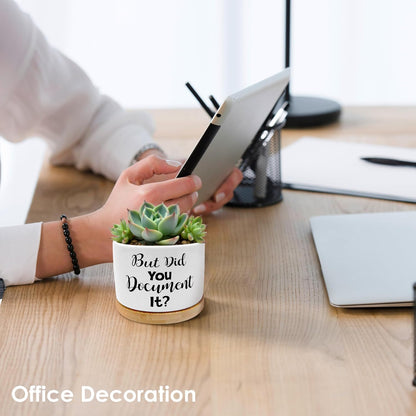 But Did You Document It Funny Plant Pots Succulent Planters