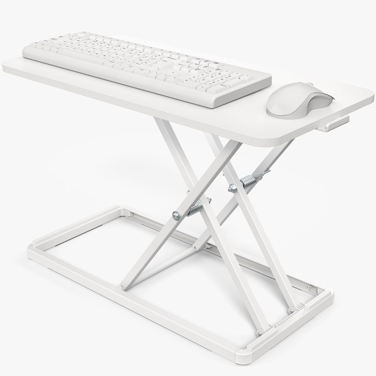Black 24 in Single Top Keyboard and Mouse Riser, DESK-V024A