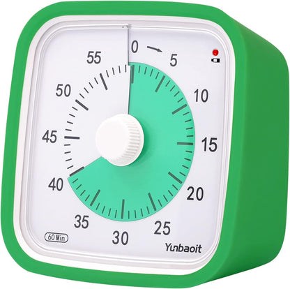 Rainbow Visual Timer for Kids, 60-min Countdown Timer, Blue