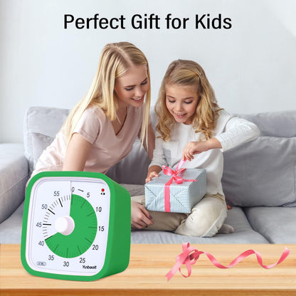 Rainbow Visual Timer for Kids, 60-min Countdown Timer, Blue