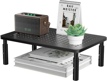 Desk File Organizer, 4 Tier Desktop Paper Letter Tray Organizer with Drawer and 2 Pen Holders, Office Desk Accessories & Workspace Organizers for Office, Home Supplies(DO005DH-B), 1 Pack, Black