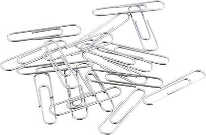 No. 1 Paper Clips, Smooth, 1000 Count (10 Pack of 100), Silver
