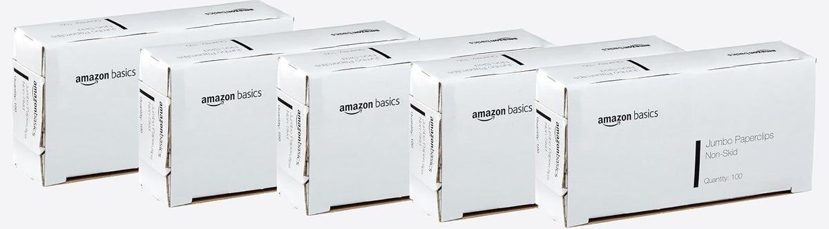 No. 1 Paper Clips, Smooth, 1000 Count (10 Pack of 100), Silver