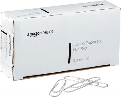 No. 1 Paper Clips, Smooth, 1000 Count (10 Pack of 100), Silver