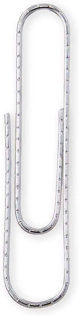 No. 1 Paper Clips, Smooth, 1000 Count (10 Pack of 100), Silver