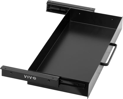 Black 22 x 9 inch Under Desk Storage Drawer, DESK-DR22H-B