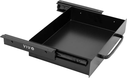 Black 22 x 9 inch Under Desk Storage Drawer, DESK-DR22H-B