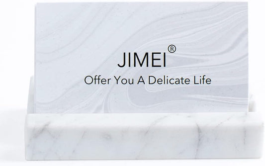 Business Card Holder for Desk Organizer Stand 25 Cards Display