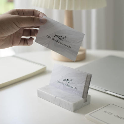 Business Card Holder for Desk Organizer Stand 25 Cards Display