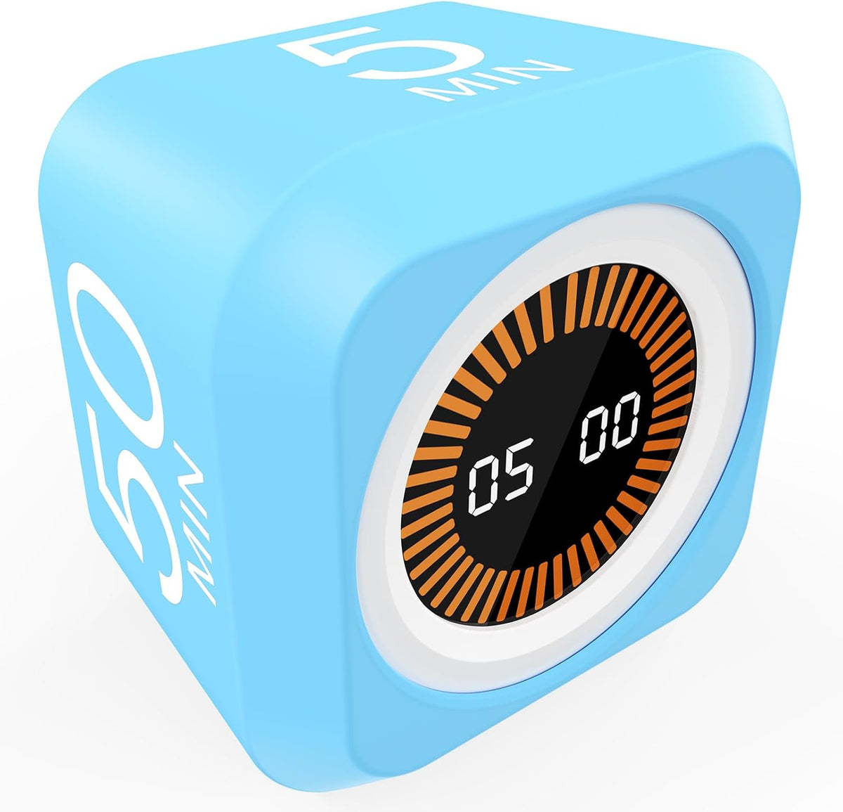 Rotating Cube Countdown Visual Timer 5, 25, 10 50 Minutes Preset
