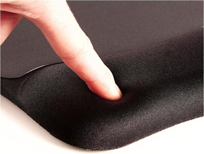 Fellowes Memory Foam Mouse Pad/Wrist Rest- Black (9176501)