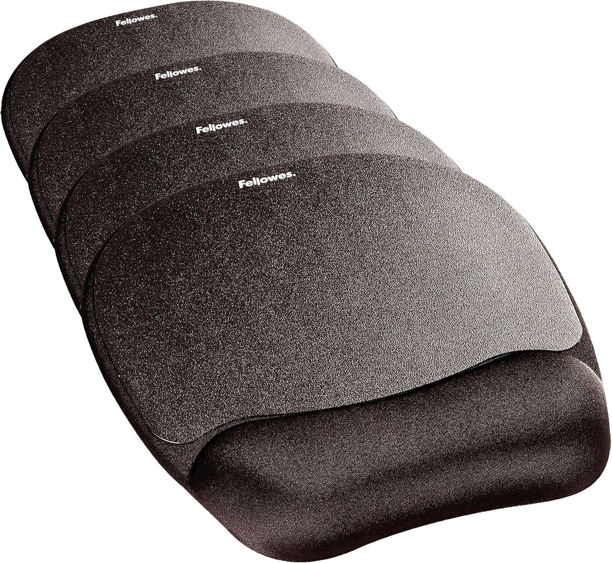 Fellowes Memory Foam Mouse Pad/Wrist Rest- Black (9176501)