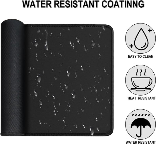 Large Gaming Mouse Pad, 31.5" x15.7" Water Resist Large Extended Desk Mat