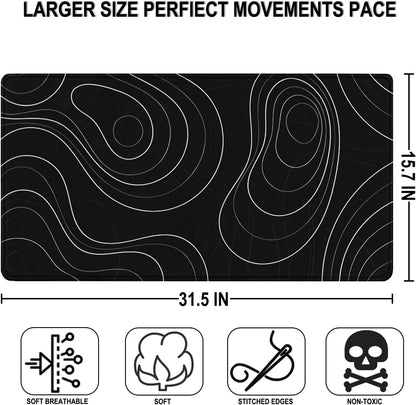 Large Gaming Mouse Pad, 31.5" x15.7" Water Resist Large Extended Desk Mat