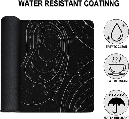 Large Gaming Mouse Pad, 31.5" x15.7" Water Resist Large Extended Desk Mat