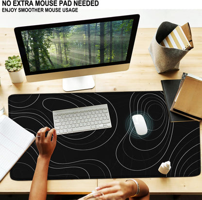 Large Gaming Mouse Pad, 31.5" x15.7" Water Resist Large Extended Desk Mat