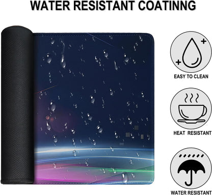 Large Gaming Mouse Pad, 31.5" x15.7" Water Resist Large Extended Desk Mat