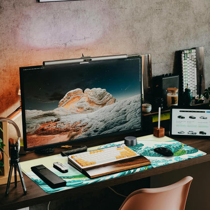 Large Gaming Mouse Pad, 31.5" x15.7" Water Resist Large Extended Desk Mat