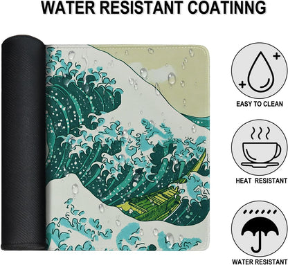 Large Gaming Mouse Pad, 31.5" x15.7" Water Resist Large Extended Desk Mat