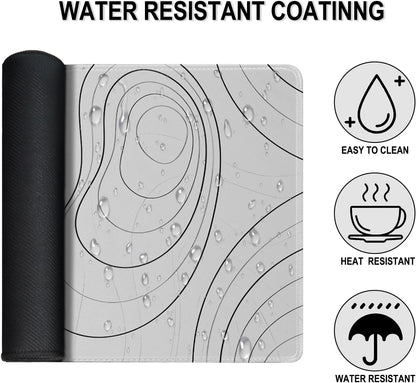Large Gaming Mouse Pad, 31.5" x15.7" Water Resist Large Extended Desk Mat