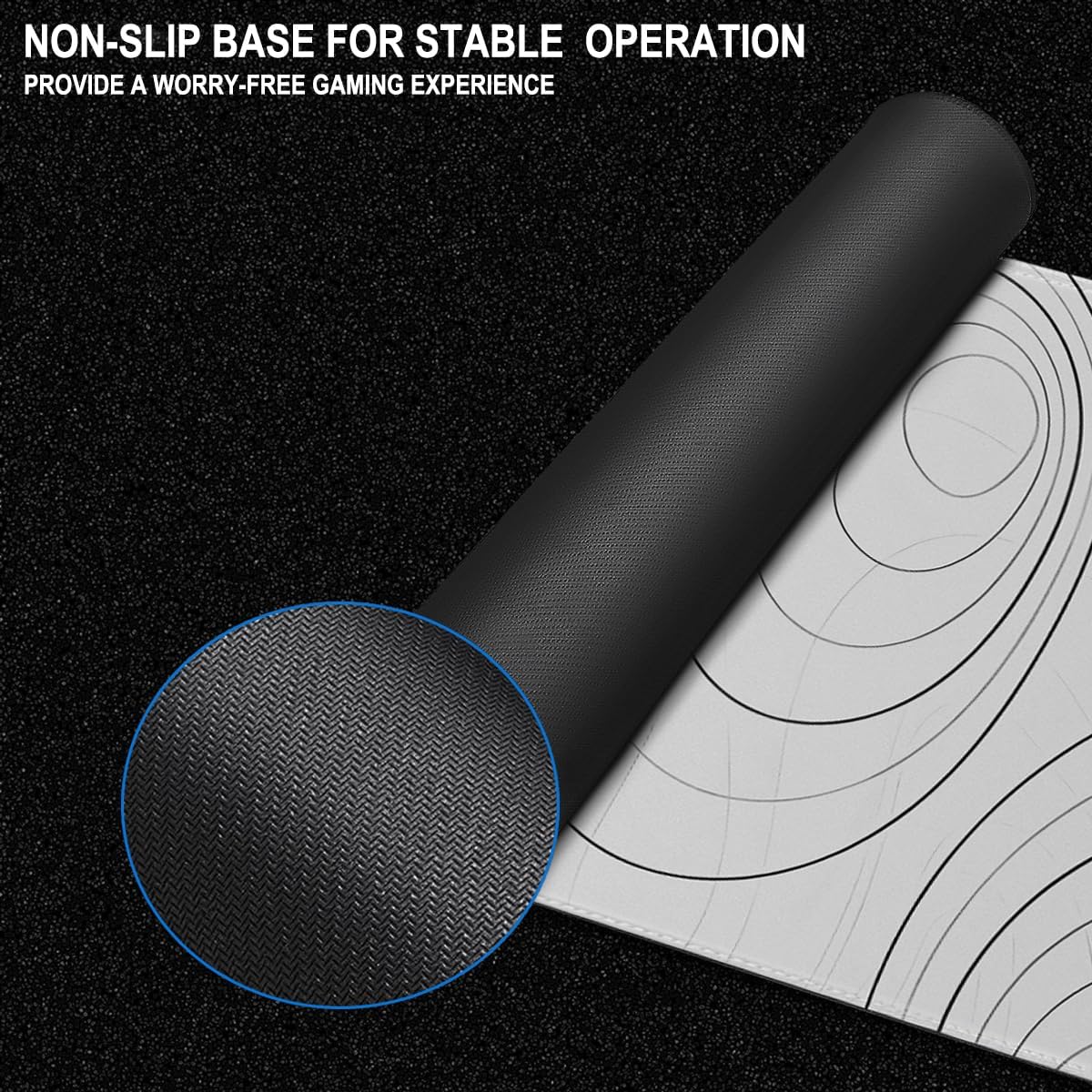 Large Gaming Mouse Pad, 31.5" x15.7" Water Resist Large Extended Desk Mat