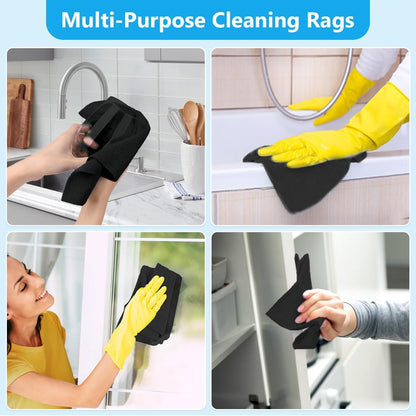 Microfiber Cleaning Cloth 100 Pack, Reusable Paper Towels 11 x 9