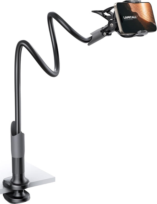 Gooseneck Bed Phone Holder 33.4" Full Adjustable Flexible Arm