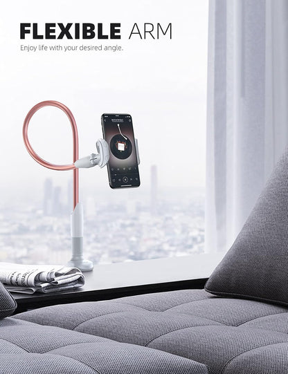 Gooseneck Bed Phone Holder 33.4" Full Adjustable Flexible Arm