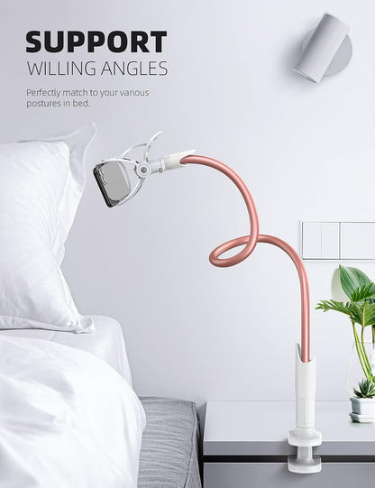 Gooseneck Bed Phone Holder 33.4" Full Adjustable Flexible Arm