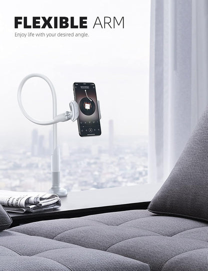 Gooseneck Bed Phone Holder 33.4" Full Adjustable Flexible Arm
