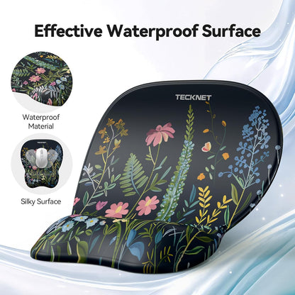 Gel Ergonomic Mouse Pad & Keyboard Wrist Rest & Coaster