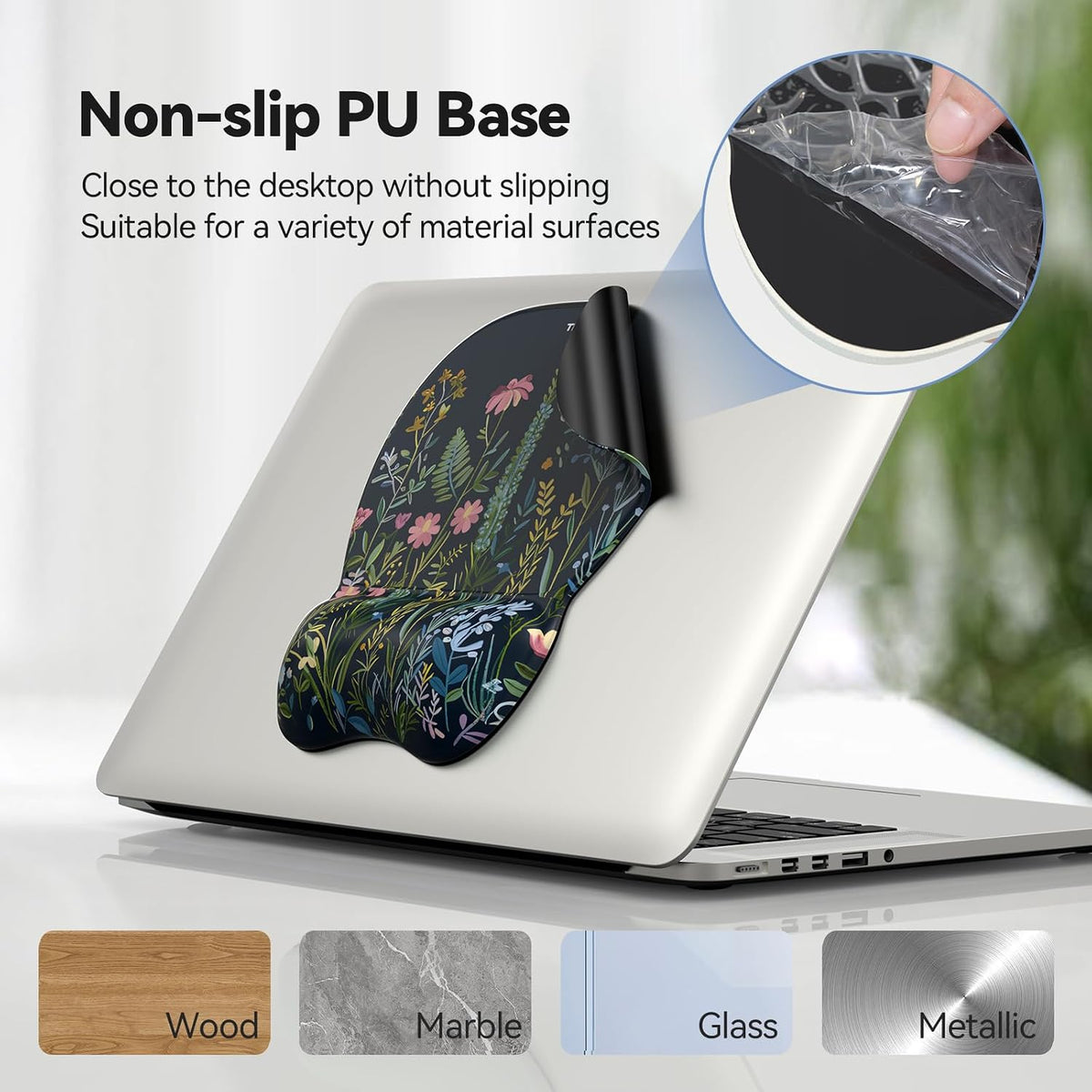 Gel Ergonomic Mouse Pad & Keyboard Wrist Rest & Coaster