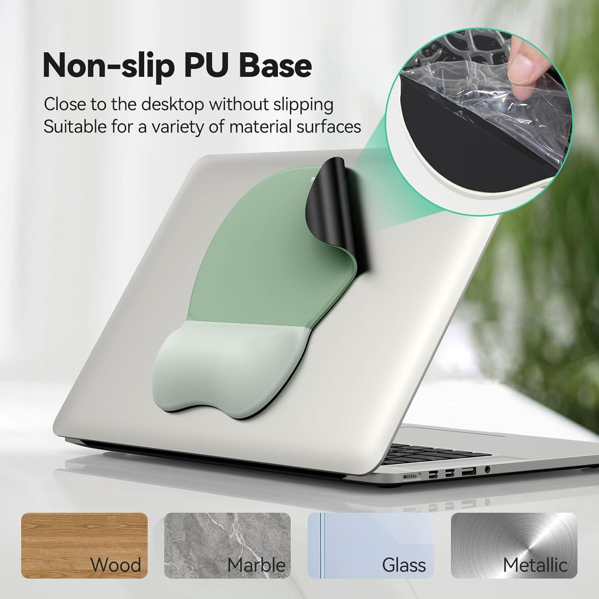 Gel Ergonomic Mouse Pad & Keyboard Wrist Rest & Coaster