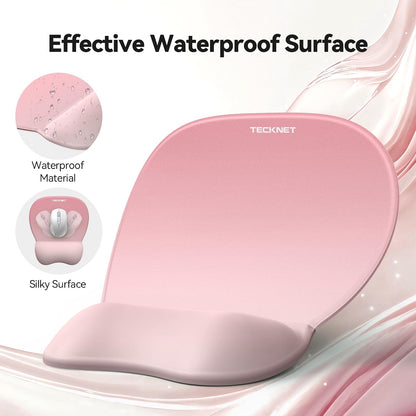 Gel Ergonomic Mouse Pad & Keyboard Wrist Rest & Coaster