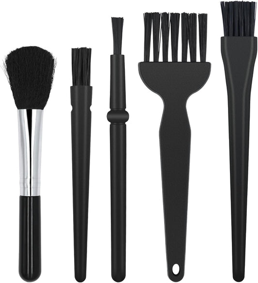 Anti Static Brush Set-5 Piece Keyboard Cleaning Brush and ESD Safe Electronic Dust Cleaning Brushes Kit for Computer,Laptop,Camera,Car Vents,PC Cleaning