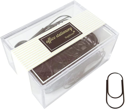 Gold Large Paper Clips, 50pcs 50mm/1.97" Oversized Jumbo Wide Planner Giant Paper Clip Non Skid Smooth Finish Steel Wire Office Supply Invitation Accessories (Gold)