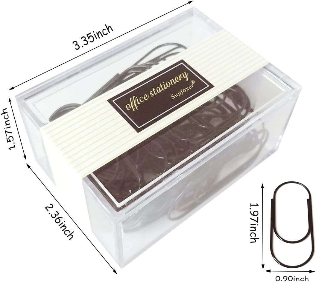 Gold Large Paper Clips, 50pcs 50mm/1.97" Oversized Jumbo Wide Planner Giant Paper Clip Non Skid Smooth Finish Steel Wire Office Supply Invitation Accessories (Gold)