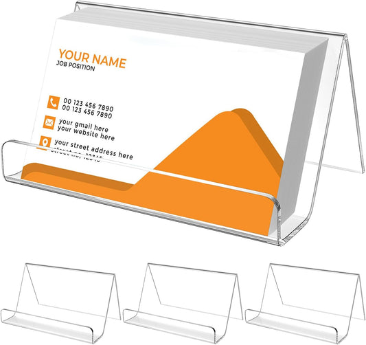 Acrylic Business Card Holder 3 Pack