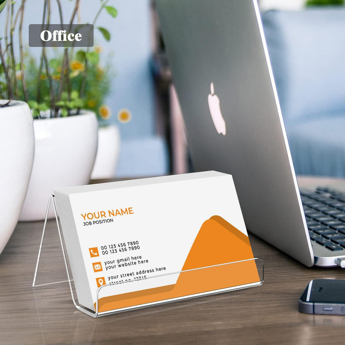Acrylic Business Card Holder 3 Pack