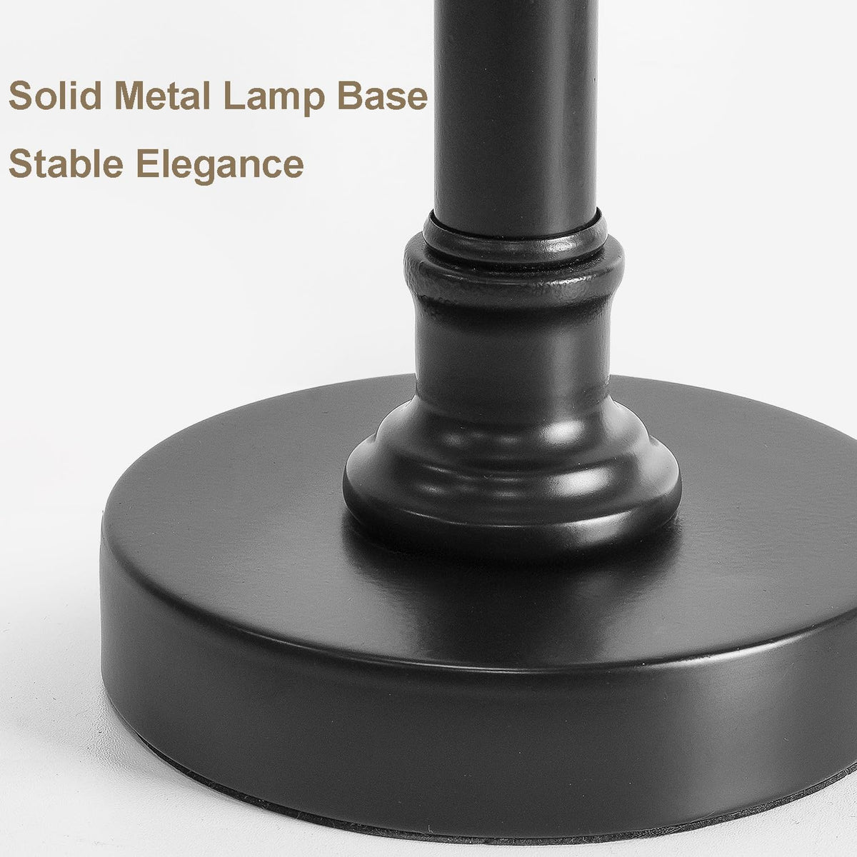 19.5" Small Table Lamp for Bedroom - Bedside Lamps for Nightstand
