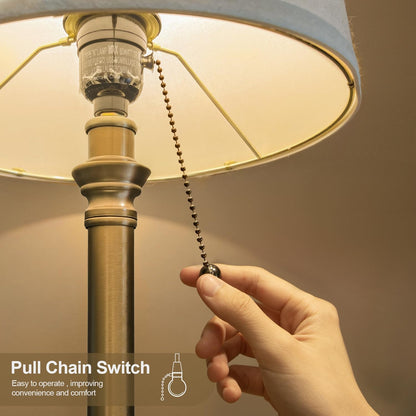 19.5" Small Table Lamp for Bedroom - Bedside Lamps for Nightstand