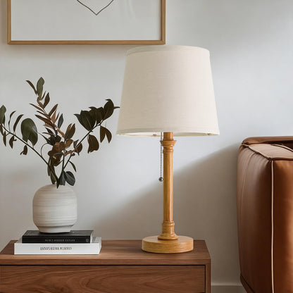 19.5" Small Table Lamp for Bedroom - Bedside Lamps for Nightstand