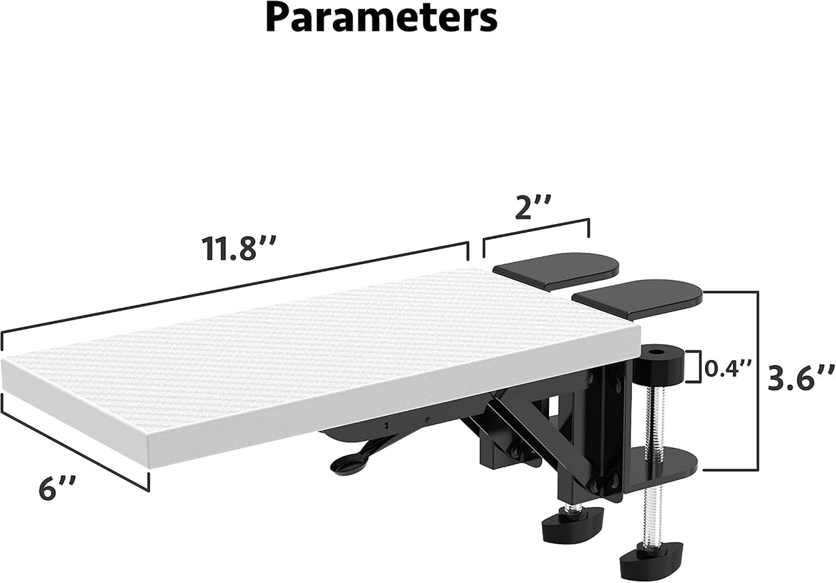 Computer Arm Rest for Desk, Suitable for Office desks, Sturdy Mouse arm Support, Computer Desk Extender, Suitable for Home and Office