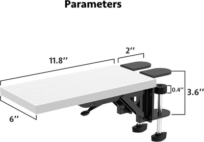 Computer Arm Rest for Desk, Suitable for Office desks, Sturdy Mouse arm Support, Computer Desk Extender, Suitable for Home and Office