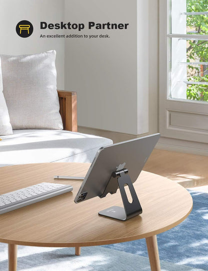 Tablet Stand Holder for Desk - Adjustable Stand for 4-13" Tablets