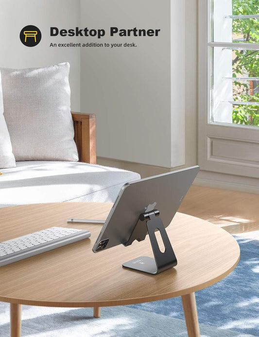Tablet Stand Holder for Desk - Adjustable Stand for 4-13" Tablets