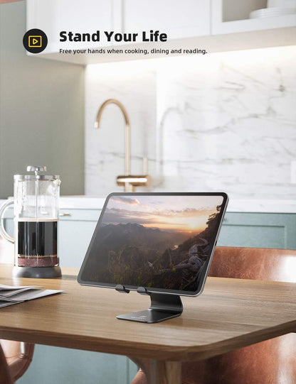 Tablet Stand Holder for Desk - Adjustable Stand for 4-13" Tablets