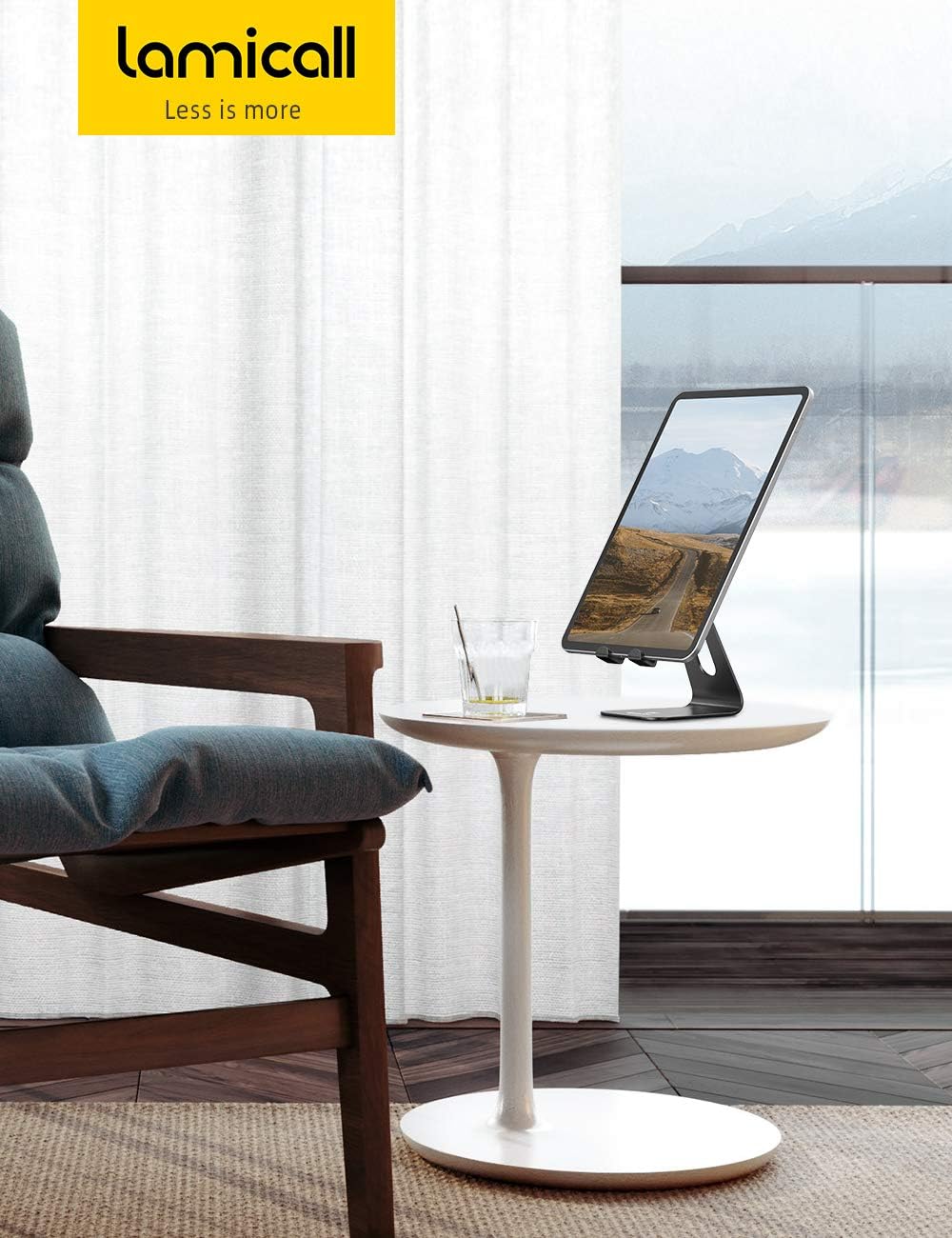 Tablet Stand Holder for Desk - Adjustable Stand for 4-13" Tablets